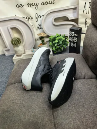 Adidas Adizero Evo SL 2 Black White Running Shoes 6