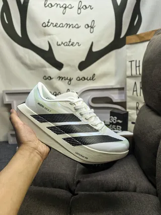 Adidas Adizero Evo SL 2 White Black Running Shoes 5