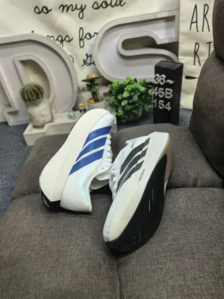 Adidas Adizero Evo SL 2 White Black Running Shoes 6