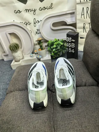 Adidas Adizero Evo SL 2 White Black Running Shoes 8