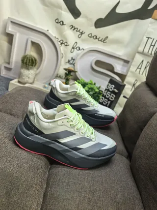 Adidas Adizero Evo SL ATR Off-White Black Neon Green Zapatillas de correr 9