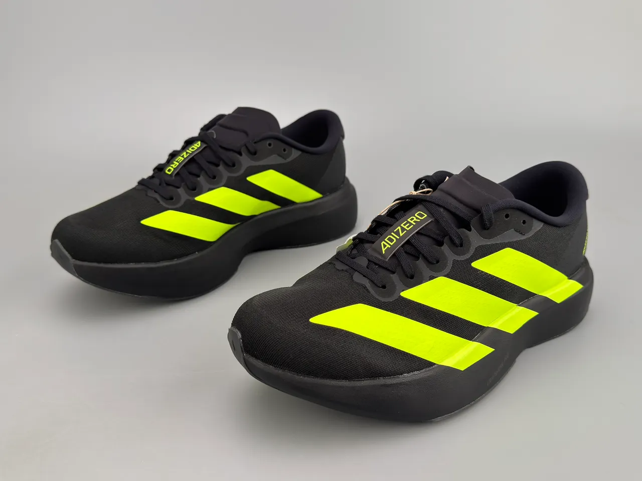 Adidas Adizero Evo SL Noir Néon Jaune Chaussures de running 5