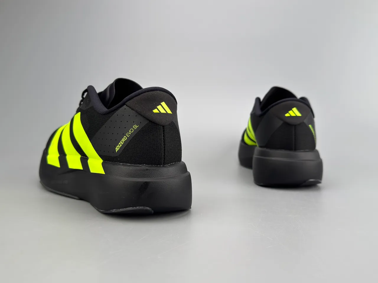 Adidas Adizero Evo SL Noir Néon Jaune Chaussures de running 6