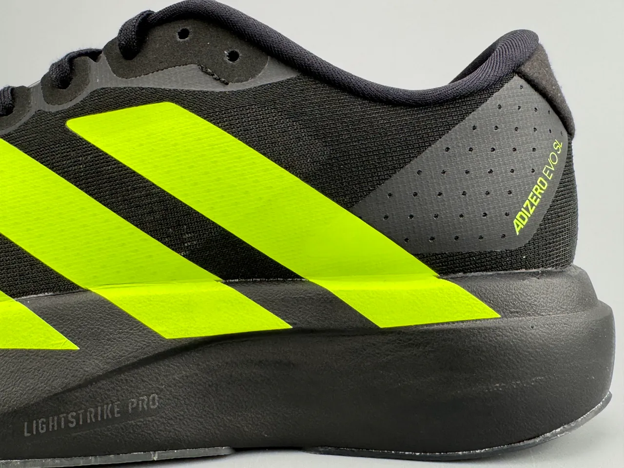 Adidas Adizero Evo SL Noir Néon Jaune Chaussures de running 7
