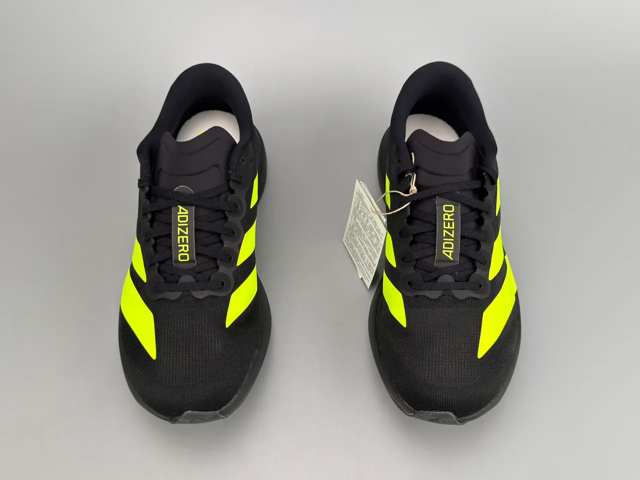 Adidas Adizero Evo SL Noir Néon Jaune Chaussures de running 9