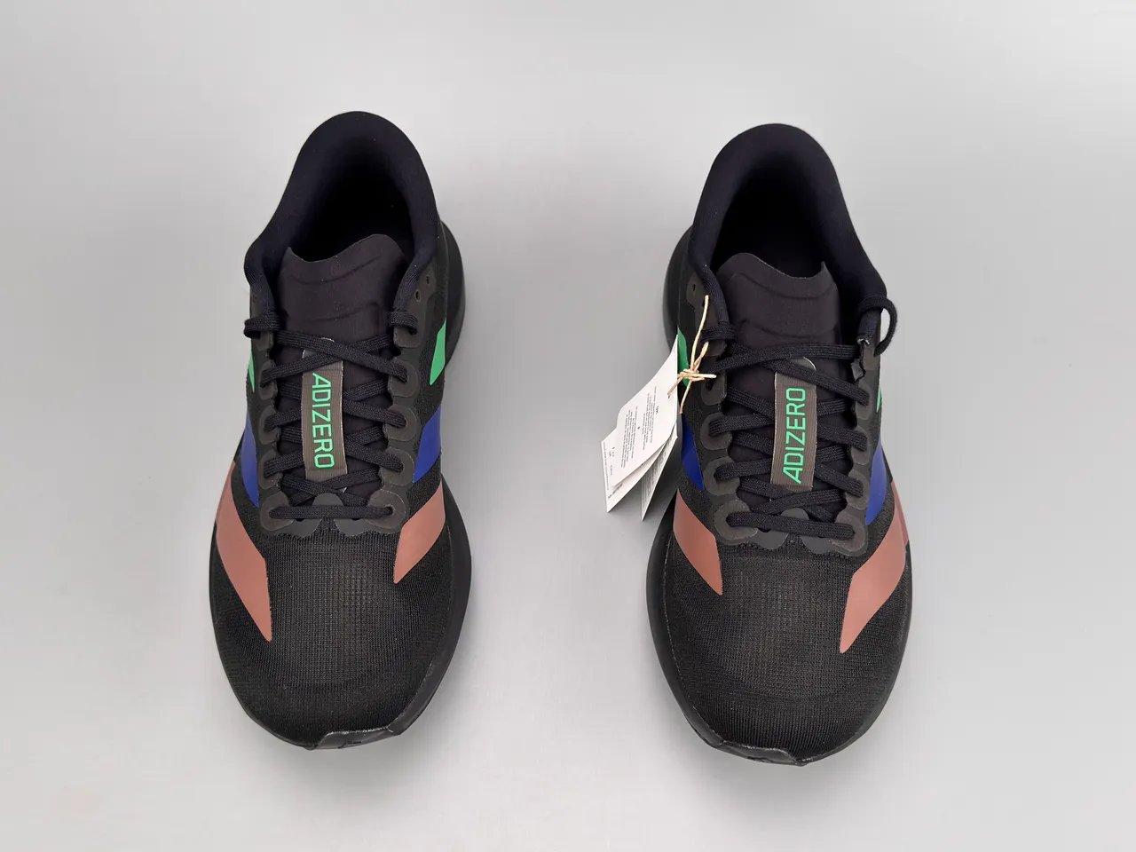 Adidas Adizero Evo SL Black Rose Gold Blue Green Chaussures de course 7