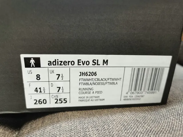Adidas Adizero Prime White Black Running Shoes 2