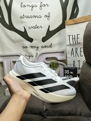 Adidas Adizero Prime White Black Running Shoes 5