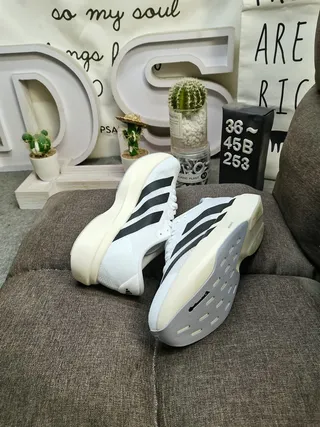 Adidas Adizero Prime White Black Running Shoes 6