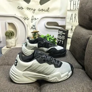 Adidas Beige Black Midsole Mesh And Synthetic Overlay Upper Chunky Sneakers