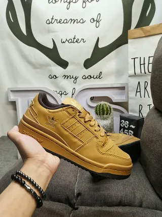 Adidas Beige Brown Low-Top Cupsole Lifestyle Sneakers 5