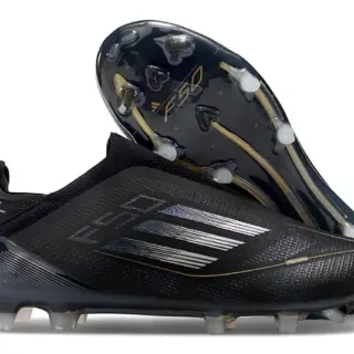 Adidas काला सोना सॉक-फिट कॉलर टेक्सचर्ड सिंथेटिक अपर फर्म-ग्राउंड फुटबॉल जूते