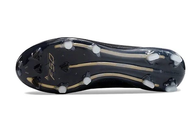 Adidas Noir et Or Collet à la Cheville Texturé Synthétique Supérieur Tacón Firm-Ground Chaussures de Football 6