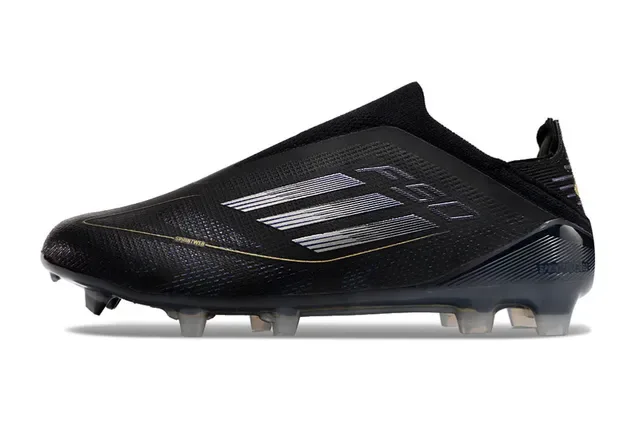 Adidas Noir et Or Collet à la Cheville Texturé Synthétique Supérieur Tacón Firm-Ground Chaussures de Football 8