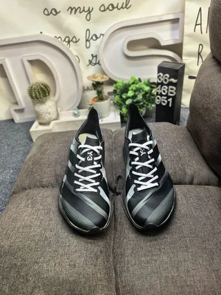 Adidas Black Gray Deconstructed Asymmetrical Paneling Lifestyle Sneakers 10