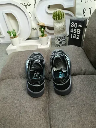 Adidas Black Green Low-Top Cupsole Lifestyle Sneakers 8