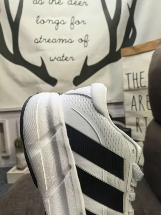 Adidas Black White Chunky Platform Sole Engineered Mesh Upper Lifestyle Sneakers 13