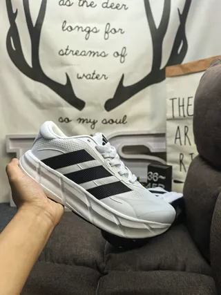 Adidas Black White Chunky Platform Sole Engineered Mesh Upper Lifestyle Sneakers 15