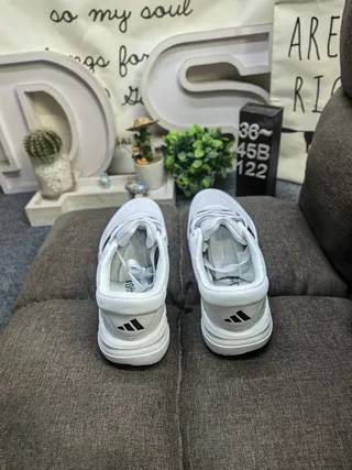 Adidas Black White Chunky Platform Sole Engineered Mesh Upper Lifestyle Sneakers 18