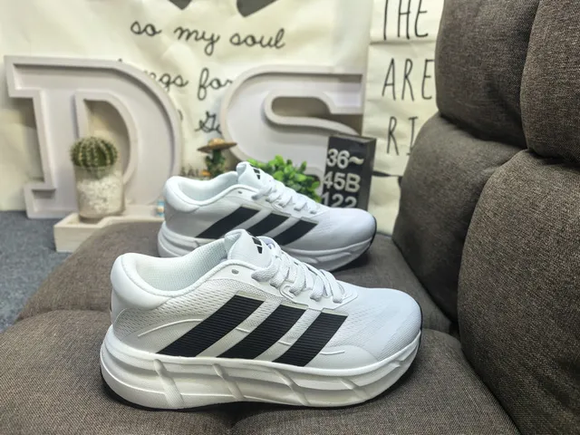 Adidas Black White Chunky Platform Sole Engineered Mesh Upper Lifestyle Sneakers 21