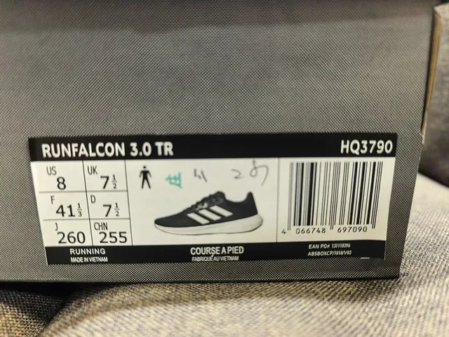 Adidas Black White Knit Upper Three-Stripe Side Panel Lifestyle Sneakers 2