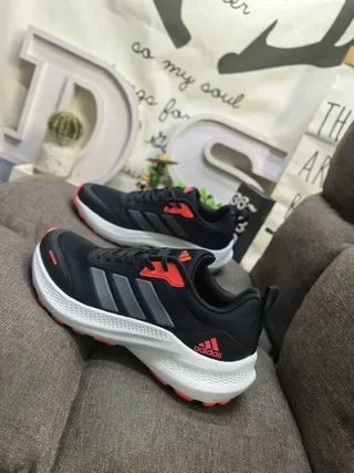 Adidas Blue and White Three-Stripe Lifestyle Sneakers 17