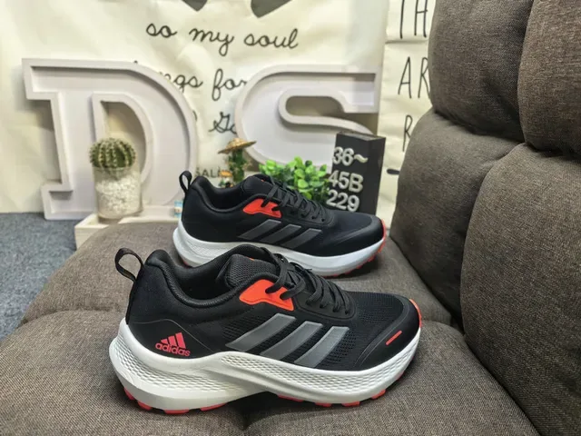 Adidas Blue and White Three-Stripe Lifestyle Sneakers 21