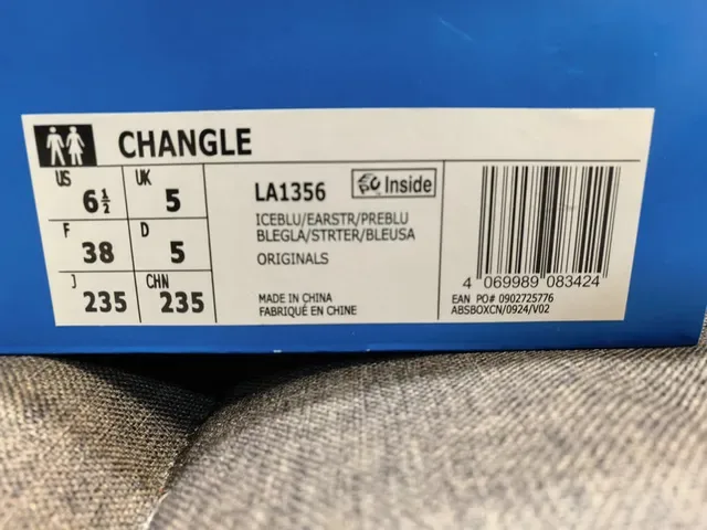 Adidas Blue Brown Low-Top Perforated Toe Lifestyle Sneakers 2