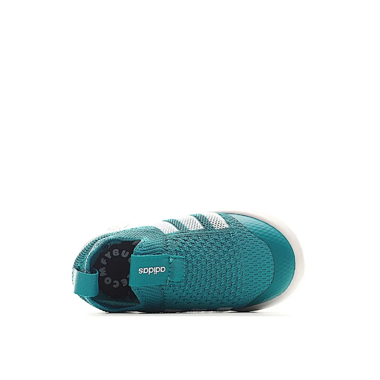 Adidas Blue White Knit Slip-On Platform Sole Lifestyle Sneakers 15