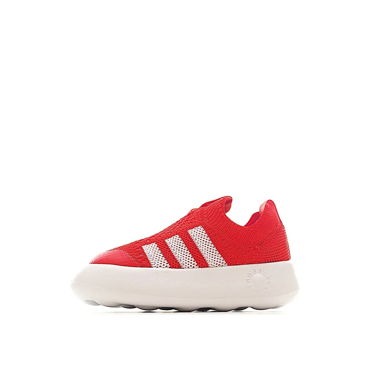 Adidas Blue White Knit Slip-On Platform Sole Lifestyle Sneakers 20