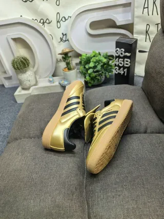 Adidas Brown Blue Leopard-Print Upper Cream Three Stripes Lifestyle Sneakers 16