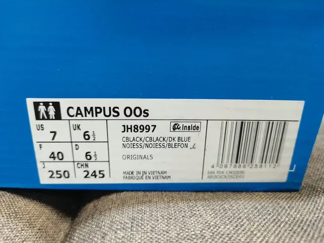 Adidas Campus Blue and Black Lifestyle Sneakers 2
