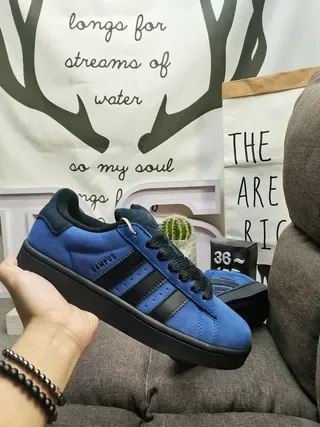 Adidas Campus Blue and Black Lifestyle Sneakers 5