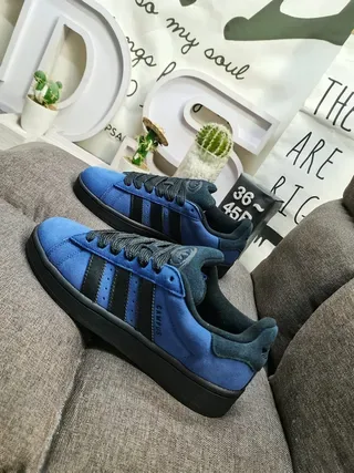 Adidas Campus Blue and Black Lifestyle Sneakers 7