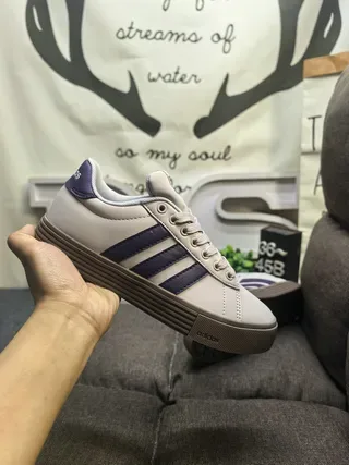 Adidas Campus Mint Blue and White Lifestyle Sneakers 5
