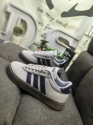 Adidas Campus Mint Blue and White Lifestyle Sneakers 7
