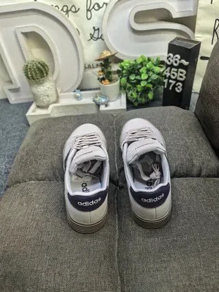 Adidas Campus Mint Blue and White Lifestyle Sneakers 8