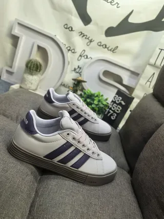 Adidas Campus Mint Blue and White Lifestyle Sneakers 9