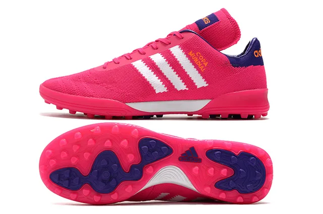 Adidas Copa Mundial أحذية كرة القدم Turf بنفسجي وردي 5