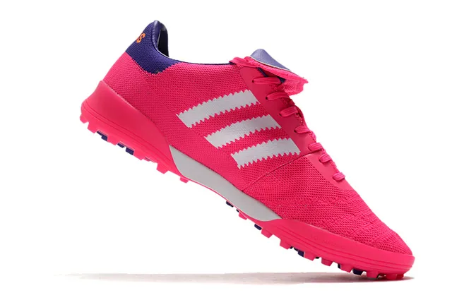 Adidas Copa Mundial أحذية كرة القدم Turf بنفسجي وردي 6