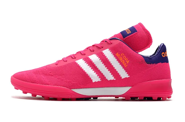 Adidas Copa Mundial أحذية كرة القدم Turf بنفسجي وردي 8