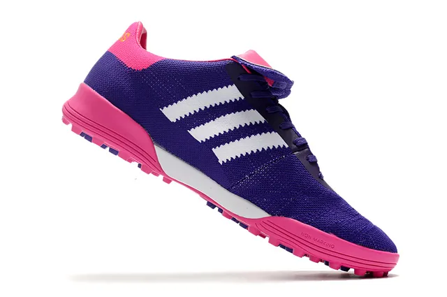 Adidas Copa Mundial أحذية كرة القدم Turf بنفسجي وردي 12