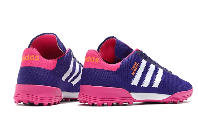 Adidas Copa Mundial أحذية كرة القدم Turf بنفسجي وردي 16