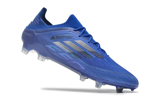 Adidas F50 Blue Black Silver Firm-Ground Soccer Shoes 2