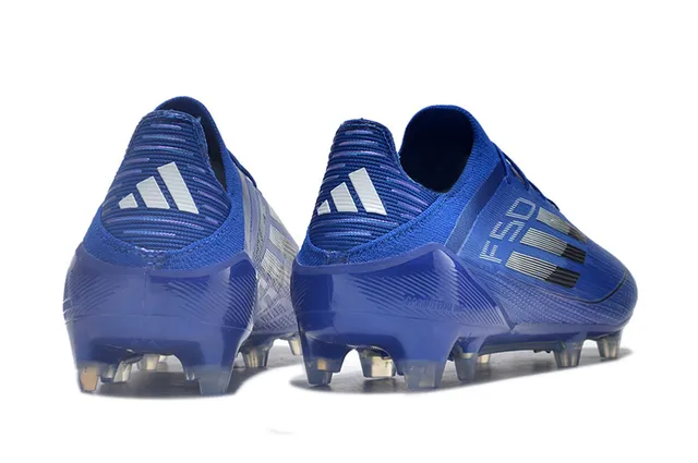 Adidas F50 Blue Black Silver Firm-Ground Soccer Shoes 5