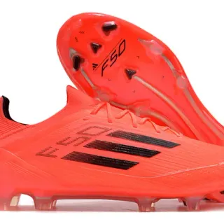 Adidas F50 Orange Black Firm-Ground Soccer Shoes