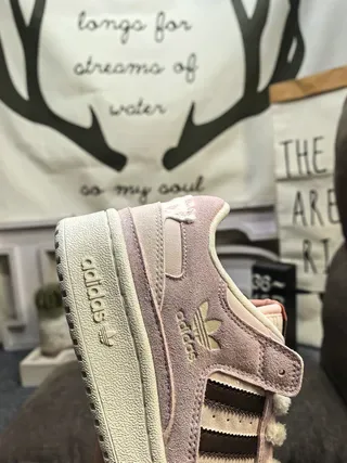Adidas Forum Low Dusty Pink Suede Lifestyle Sneakers 4