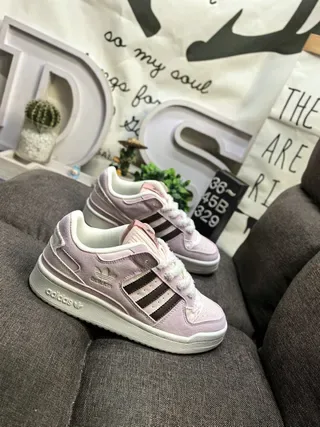 Adidas Forum Low Dusty Pink Suede Lifestyle Sneakers 9