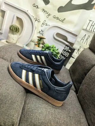 Adidas Gazelle Black and Pink Suede Lifestyle Sneakers 7