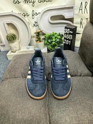 Adidas Gazelle Black and Pink Suede Lifestyle Sneakers 10